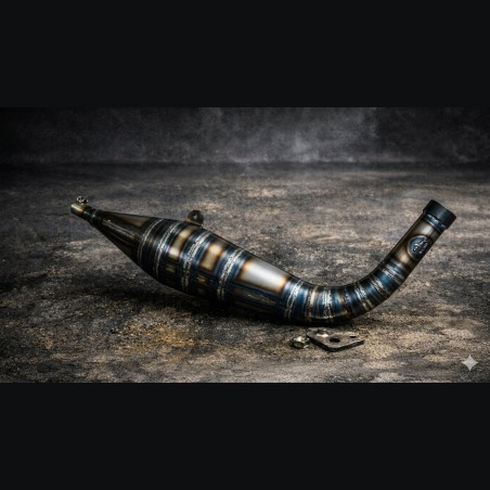 70cc Track YZ Exhaust Pipe - Welded Exhaust Pipe