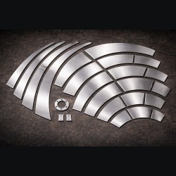 Uitlaat 70cc Circuit YZ - Platen uitgesneden