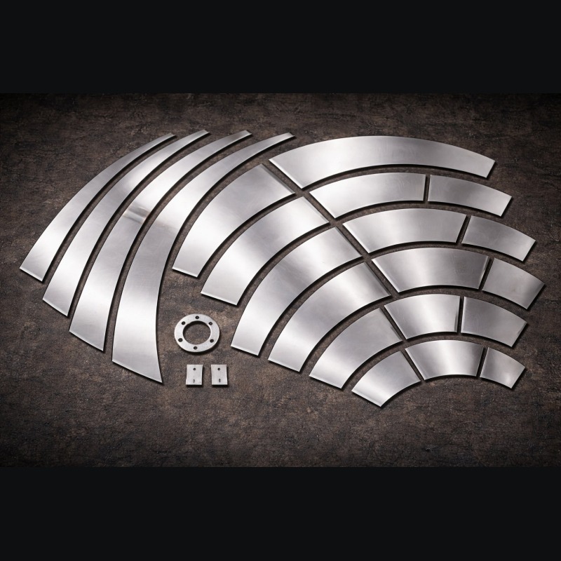 Uitlaat 70cc Circuit YZ - Platen uitgesneden